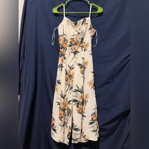White, floral jump suit